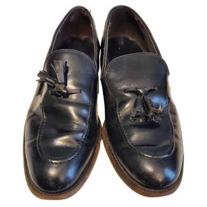 Dexter Dress Shoes Mens Black Sz 9.5C‎ Loafer Leather Sole Tassel Career